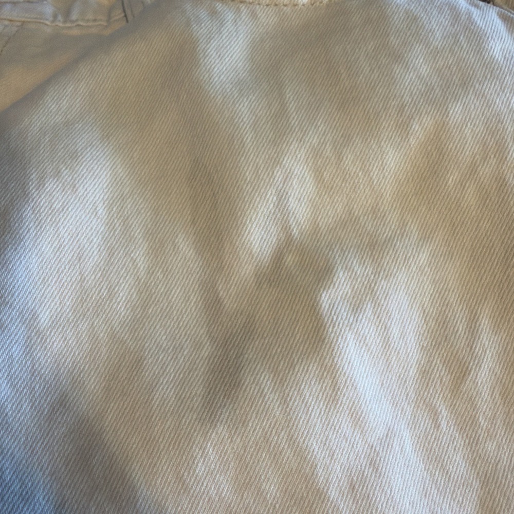 Universal Thread Cropped Vintage  Wide Leg Denim Jeans Women's Cream Sz 16 READ - Picture 11 of 11